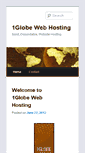 Mobile Screenshot of 1globe.com